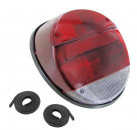 Taillight assembly red (each)  Elefantenfuß VW Käfer 1200 1300 1500 1600 1302 1303 8.72.-85hella